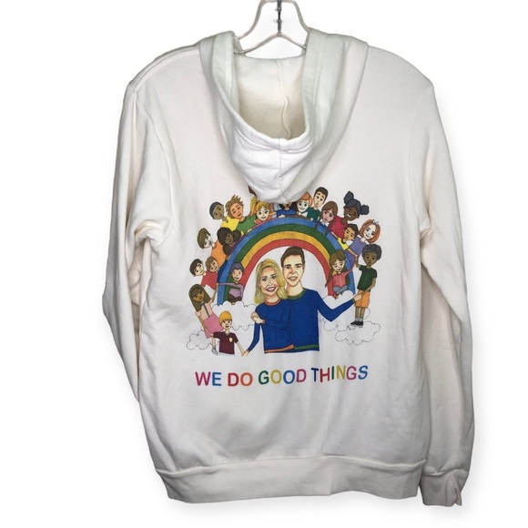 Barely Canadian Sweaters - Barely Canadian We Do Good Things Here Full Zip Hooded Sweater